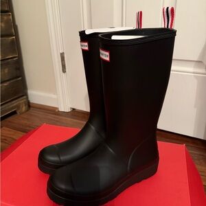 Hunter Black Winter and Rain Boots